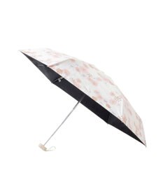 MOONBAT 【一級遮光/コンパクト】PAUL & JOE 晴雨兼用 日傘 折りたたみ日傘 軽量 総柄クリザンテーム 遮熱 UV