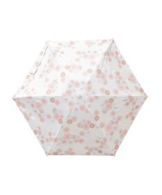 MOONBAT 【一級遮光/コンパクト】PAUL & JOE 晴雨兼用 日傘 折りたたみ日傘 軽量 総柄クリザンテーム 遮熱 UV