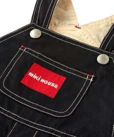 MIKI HOUSE HOT BISCUITS 【ミキハウス】【70-100cm】６分丈オーバーオール