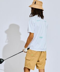 PW CIRCULUS 【UV遮蔽率99% UVカット / 速乾 / ストレッチ】【GOLF OUT掲載】【MEN】アニマルグラフィックモックネックT ゴルフ