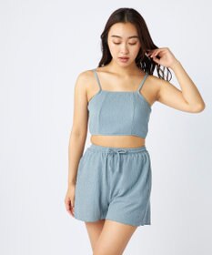 OP／FILA 【Ocean Pacific】ティアードトップス＋ショートパンツ付き 4点セット