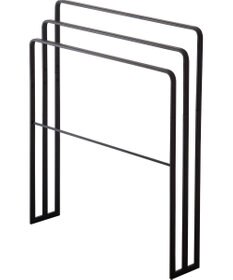 tower 横から掛けられるバスタオルハンガー 3連 タワー ブラック