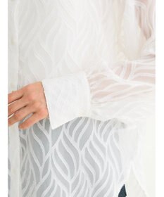 Green Parks ２ＷＡＹ　リーフジャガードシアーシャツ