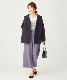 ANY SIS 【保温性あり/洗える】サーモ 2WAYストレッチ ワイドパンツ