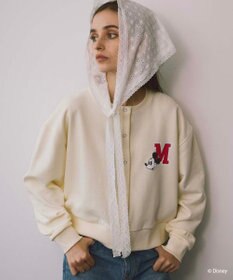 OP／FILA 【ocean pacific】ミッキー/裏毛カーディガン【Disney/ディズニー】