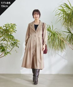 Tiaclasse 【洗える】フレアトレンチコート