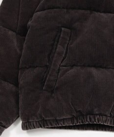 WEGO 【ユニセックス着用ITEM/MLサイズ展開】コーデュロイパファーブルゾン