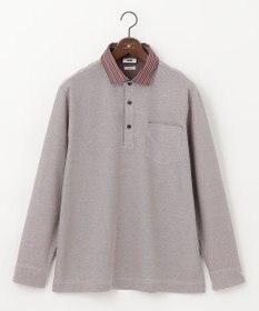 JOSEPH ABBOUD 【キングサイズ・オーガニックコットン】長袖ダディポロシャツ