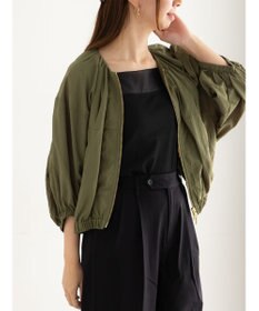 Te chichi タックギャザーボリュームポンチョブルゾン