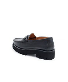 APOM 本革トラックソールホースビットローファー40