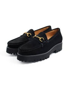 APOM 本革トラックソールホースビットローファー40