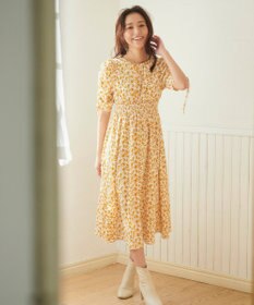 Feroux フラワープリント ワンピース