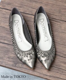 Dominic3 編み込みメッシュ ソフトパンプス