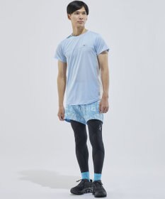 CW-X 【UNISEX】 CW-X ランニングシャツ メッシュ素材 涼しい着ごこち 大穴メッシュ仕様(脇下) スポーツウェア 半袖 3分袖 ユニセックス DLR165 /ワコール