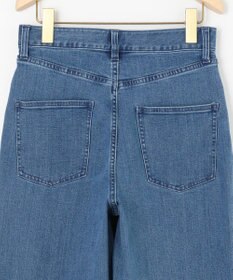 組曲 L ライトデニム セミワイドパンツ