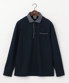 JOSEPH ABBOUD 【キングサイズ・オーガニックコットン】長袖ダディポロシャツ