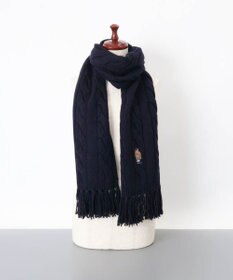 AURORA 【 POLO RALPH LAUREN（ポロ ラルフ ローレン） 】Polo ベア ケーブルニット ウールブレンド マフラー