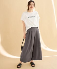 ANY L 【新色追加/吸水速乾/イージーケア/UVカット/接触冷感】さらさらDRYパンツ