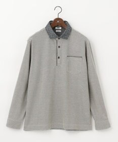 JOSEPH ABBOUD 【キングサイズ・オーガニックコットン】長袖ダディポロシャツ