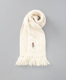 AURORA 【 POLO RALPH LAUREN（ポロ ラルフ ローレン） 】Polo ベア ケーブルニット ウールブレンド マフラー