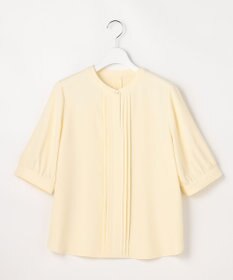 ANY SIS バンドカラーフロントタック ブラウス