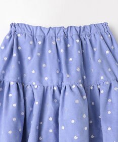 ANY KIDS ネコ×ドット刺繍 スキャッツ