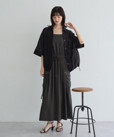 YECCA VECCA 　裾ドロストメッシュシャツ