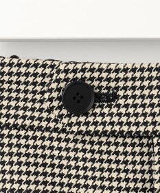 23区 【洗える】ガンクラブチェックストレッチ アンクル パンツ