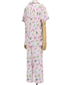 Wing ウイングスリープ パジャマ 5分袖 長ズボン 綿レーヨン天竺素材 レディース EP8024 ウイング／ワコール