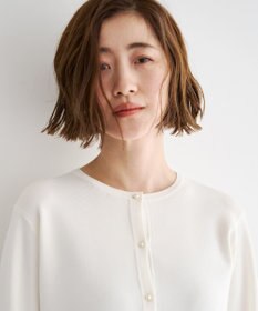 YECCA VECCA レースレイヤードラッフルカーディガン