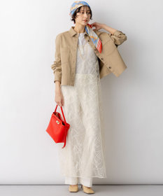 23区 【Oggi掲載】ストレッチギャバ チノ ショート シャツジャケット