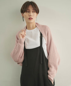 #Newans 【洗える】エアリーウールボレロカーディガン