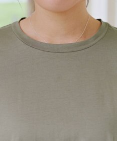 Tiaclasse 【洗える】バイオシルケット裾フリルプルオーバー