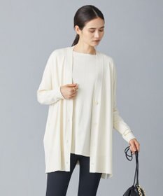 ICB 【洗える・WEB限定カラーあり】 ヴィスコースワイド カーディガン