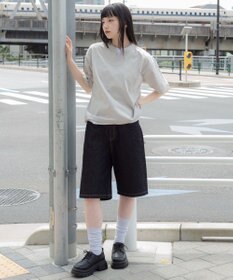 WEGO 【ユニセックス着用ITEM/MLサイズ展開】フェイクレイヤードキーネックT（SS）