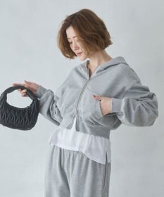 WEGO ショートZIPパーカー