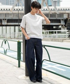 WEGO 【ユニセックス着用ITEM/MLサイズ展開】フェイクレイヤードキーネックT（SS）