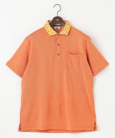 JOSEPH ABBOUD 【キングサイズ・リネン素材/清涼感/吸水速乾】リネンハニカム 半袖 ポロシャツ