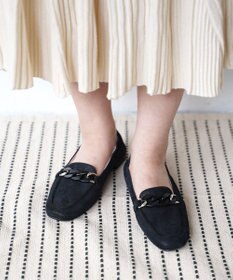 nouvelleRobe Oū 新色追加【本革・高反発】Bit loafers スクエアトゥ ローファー