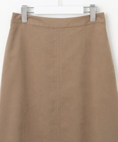 J.PRESS LADIES L 【洗える】シルセームスエード スカート