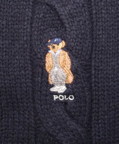 AURORA 【 POLO RALPH LAUREN（ポロ ラルフ ローレン） 】Polo ベア ケーブルニット ウールブレンド マフラー