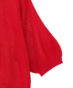 Green Parks スキッパー半袖ニットカーディガン