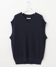 UNFILO MENS イージーケア ニットベスト [23年春夏商品]