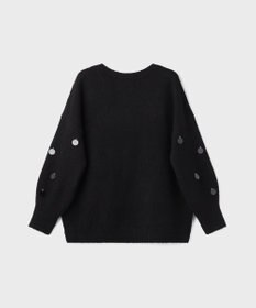 GRACE CONTINENTAL スパンコールニットトップ