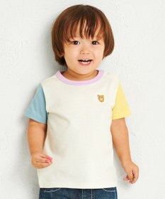MIKI HOUSE HOT BISCUITS 【70-120cm】【Everyday Series】ワンポイント 半袖Tシャツ