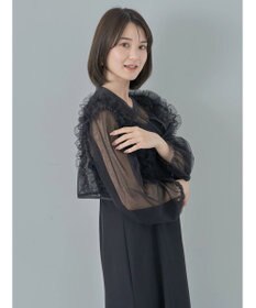 earth music&ecology ＳＥＴ２点チュールブラウス付きキャミワンピース