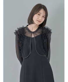 earth music&ecology ＳＥＴ２点チュールブラウス付きキャミワンピース