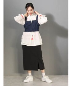 Green Parks 〈選べるきれシル〉Ｉラインロング丈スカート