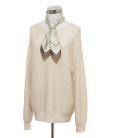 MOONBAT 【シルク100%】MACKINTOSH PHILOSOPHY(マッキントッシュ フィロソフィー）ドット シルクプリントスカーフ 日本製 68cm×68cm UV対策