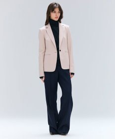 BEIGE， BUNNELL / ウールタブボタンストレートパンツ